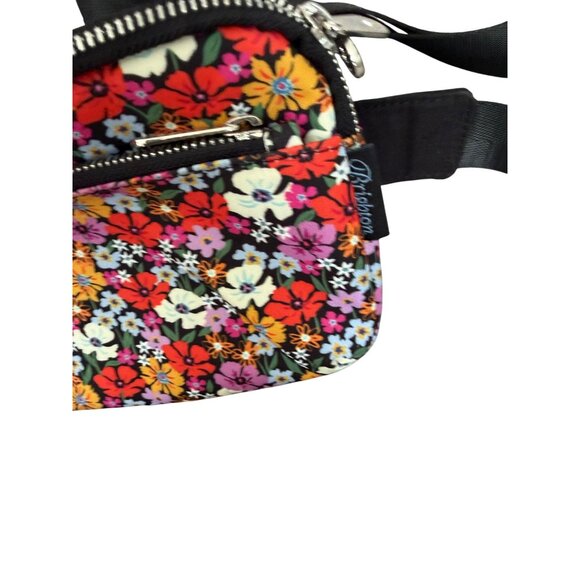 BRIGHTON Red Floral Adjustable Fanny Pack Waist Bag NEW NWOT - Picture 6 of 8